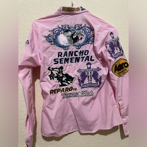 Youth small rancho semental pink boys